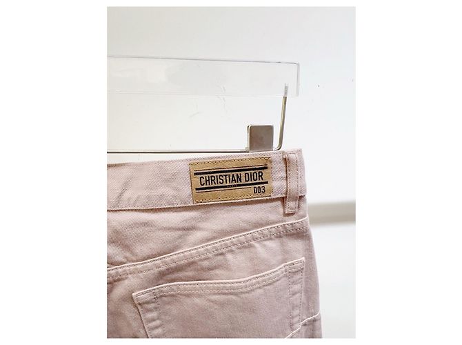 Vaqueros Dior de denim rosa Multicolor - vista 4