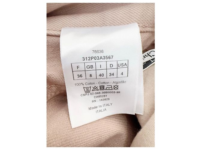 Vaqueros Dior de denim rosa Multicolor - vista 6