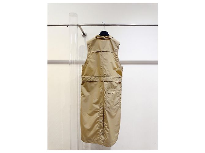 Vestido estilo trench Hermès de algodón beige talla 38 Multicolor - vista 3