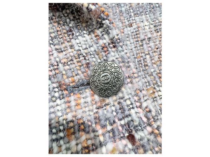 Abrigo Chanel de tweed Multicolor - vista 2