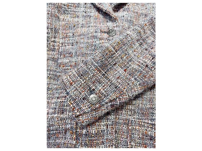 Abrigo Chanel de tweed Multicolor - vista 5