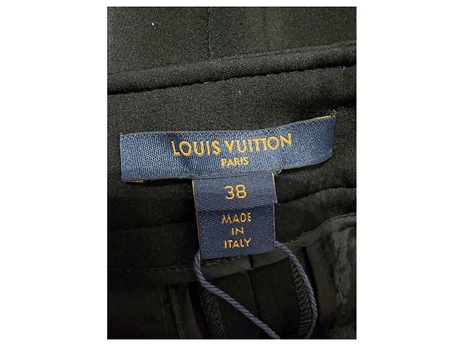 Pantalones Louis Vuitton Monogram de algodón negro Multicolor - vista 6