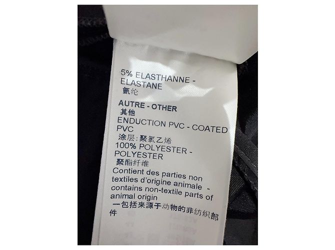 Pantalones Louis Vuitton Monogram de algodón negro Multicolor - vista 9