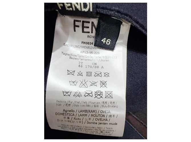 Fendi Shearling and Wool Jacket Multiple colors - view 4