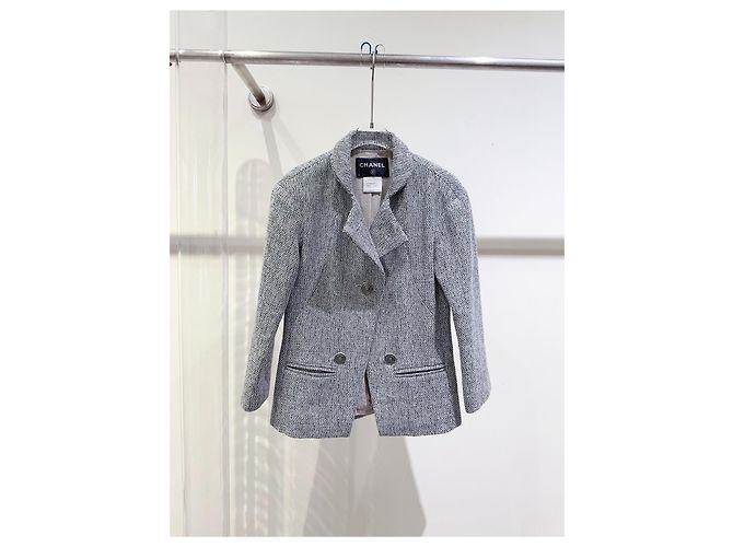 Chanel Tweed Jacket Multi Color Size 34 Multiple colors - view 2