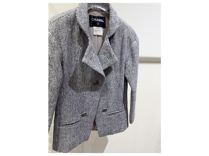 Chanel Tweed Jacket Multi Color Size 34 Multiple colors - view 3