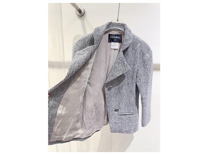 Chanel Tweed Jacket Multi Color Size 34 Multiple colors - view 4