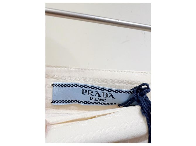 Prada Rock aus Baumwolle mit Logo Muster Größe 38 Mehrfarben - Ansicht 3