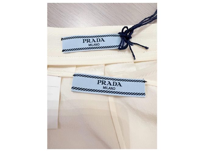 Prada Rock aus Baumwolle mit Logo Muster Größe 38 Mehrfarben - Ansicht 6
