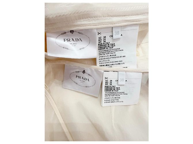 Prada Rock aus Baumwolle mit Logo Muster Größe 38 Mehrfarben - Ansicht 7