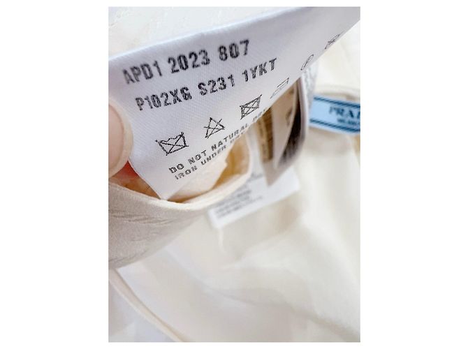 Prada Rock aus Baumwolle mit Logo Muster Größe 38 Mehrfarben - Ansicht 8