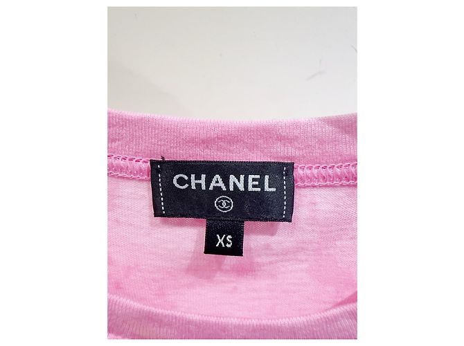 Top Chanel de Tweed con Manga Corta Multicolor - vista 3
