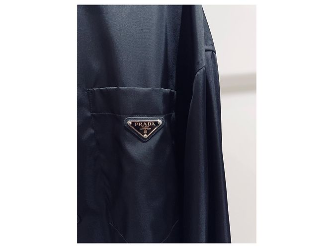 Prada Nylon Jacke Schwarz XS Mehrfarben - Ansicht 2
