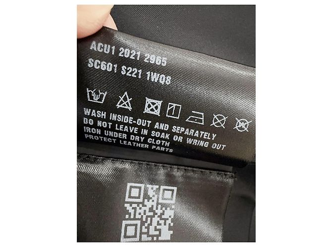 Prada Nylon Jacke Schwarz XS Mehrfarben - Ansicht 7
