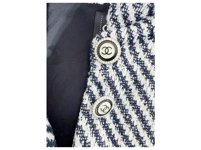 Cappotto Chanel Multicolore in Cotone - vista 3