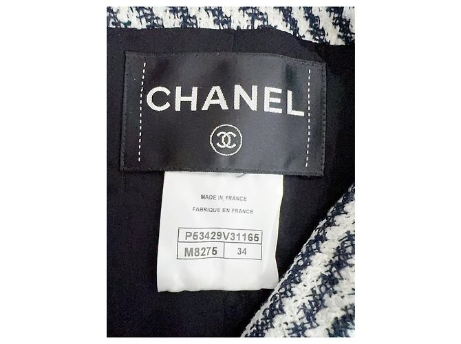 Cappotto Chanel Multicolore in Cotone - vista 4