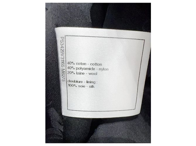 Cappotto Chanel Multicolore in Cotone - vista 5