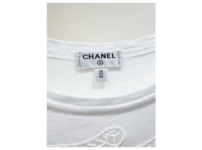 Top Chanel de Tweed de manga corta Multicolor - vista 2