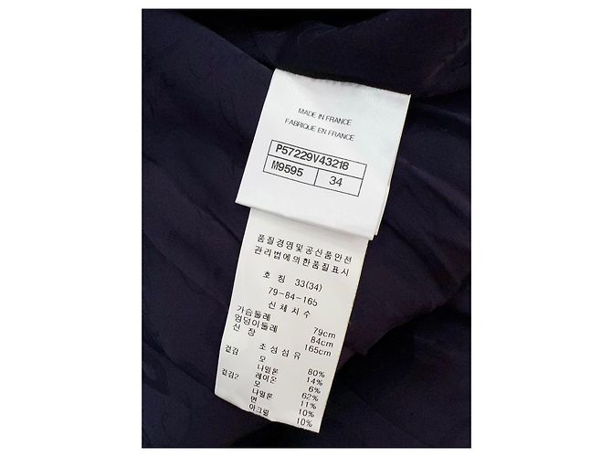 Chanel Wool Coat with Enamel Logo Button Multiple colors - view 5