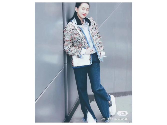 Chanel Mehrfarbige Baumwolljacke mit Quasten Taille 36 Mehrfarben - Ansicht 8