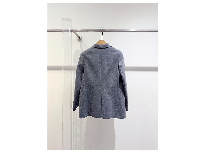 Giacca Dior in Tweed Motivo Spina di Pesce Taglia 36 Multicolore - vista 3