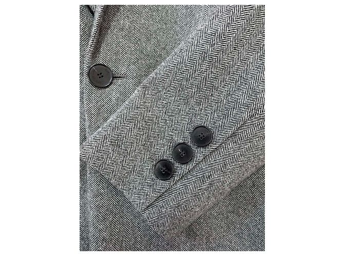 Giacca Dior in Tweed Motivo Spina di Pesce Taglia 36 Multicolore - vista 5