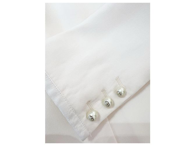 Dior Wool Jacket with CD Pearl Button Multiple colors - view 4