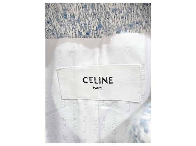 Céline Blue Tweed Jacket Size 36 Multiple colors - view 2