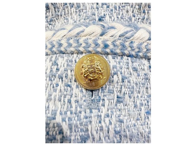 Céline Blue Tweed Jacket Size 36 Multiple colors - view 3