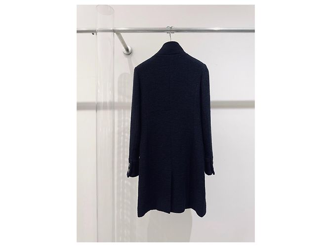 Abrigo Chanel de tweed negro Multicolor - vista 2