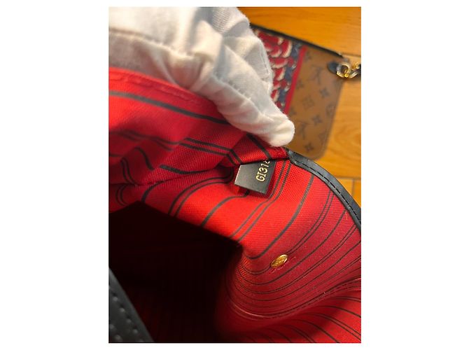 Louis Vuitton Neverfull MM Monogram Kabuki Edición Limitada Castaño Multicolor Monograma - vista 3