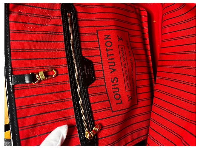 Louis Vuitton Neverfull MM Monogram Kabuki Edición Limitada Castaño Multicolor Monograma - vista 8
