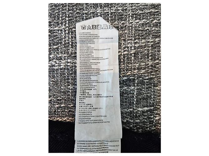 Maison Martin Margiela Maison Margiela Sudadera con Capucha de Algodón Negro Estampado Numérico - vista 10