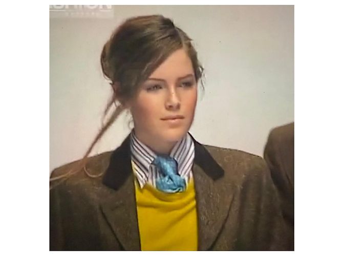 Gucci Runway Blazer 1994 Fall/Winter Castaño - vista 2