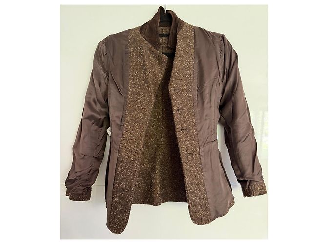 Gucci Runway Blazer 1994 Fall/Winter Castaño - vista 7