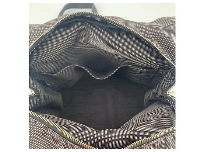 Hermès Hermes Grey Canvas Herline Sac A Dos MM Backpack Bag Grigio - vista 4