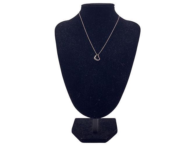 Tiffany & Co Collana Cuore Aperto Elsa Peretti in Argento Sterling - vista 2