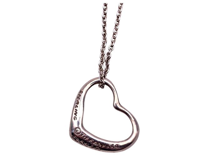Tiffany & Co Collana Cuore Aperto Elsa Peretti in Argento Sterling - vista 4
