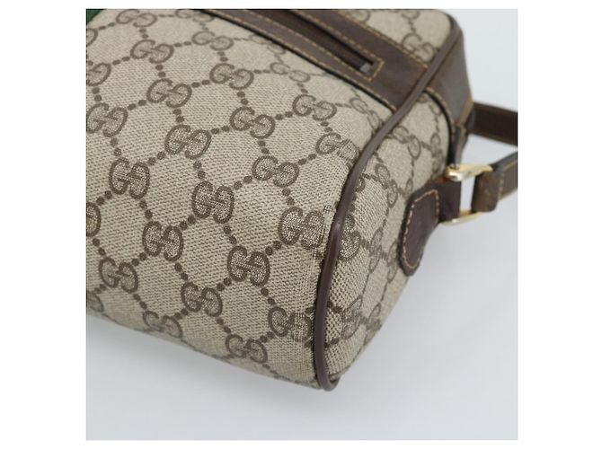 GUCCI GG Supreme Web Sherry Line Shoulder Bag PVC Beige 001 4071 5 - vista 10