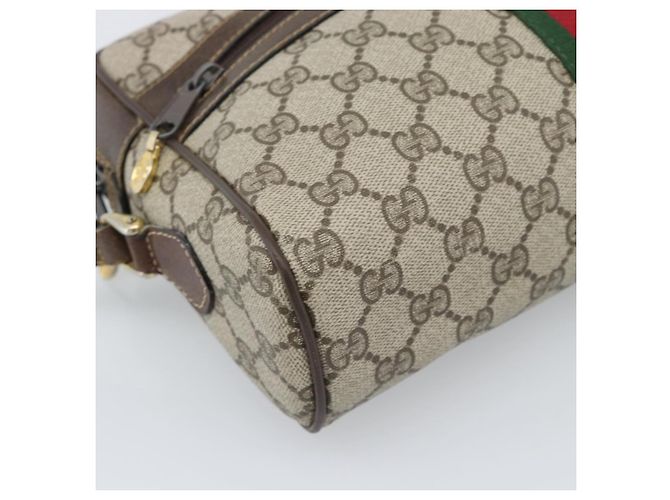 GUCCI GG Supreme Web Sherry Line Shoulder Bag PVC Beige 001 4071 5 - vista 11