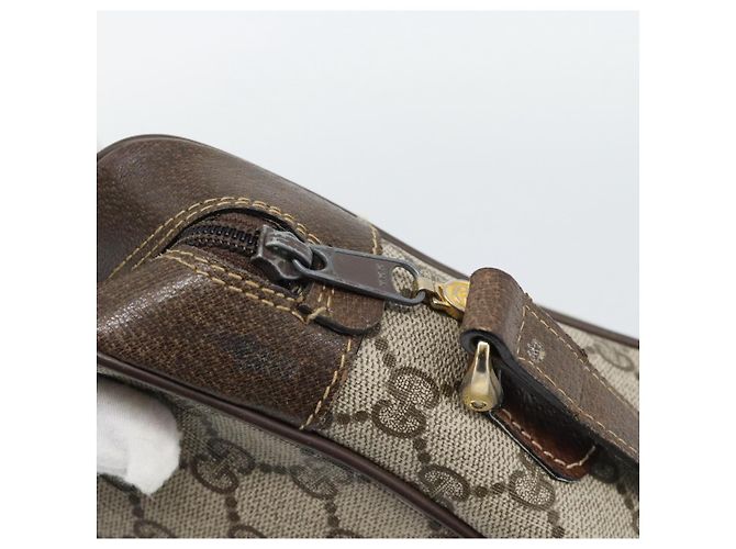 GUCCI GG Supreme Web Sherry Line Shoulder Bag PVC Beige 001 4071 5 - vista 14