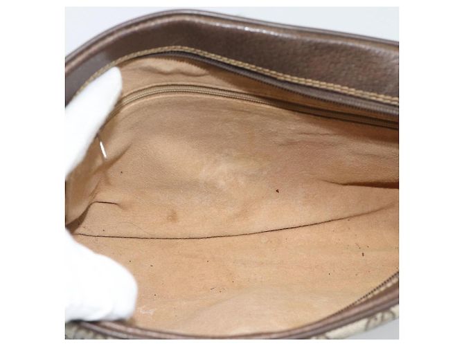 GUCCI GG Supreme Web Sherry Line Shoulder Bag PVC Beige 001 4071 5 - vista 16