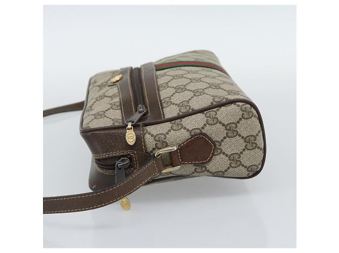 GUCCI GG Supreme Web Sherry Line Shoulder Bag PVC Beige 001 4071 5 - vista 4