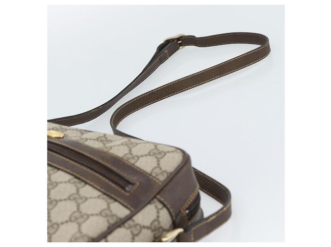 GUCCI GG Supreme Web Sherry Line Shoulder Bag PVC Beige 001 4071 5 - vista 8