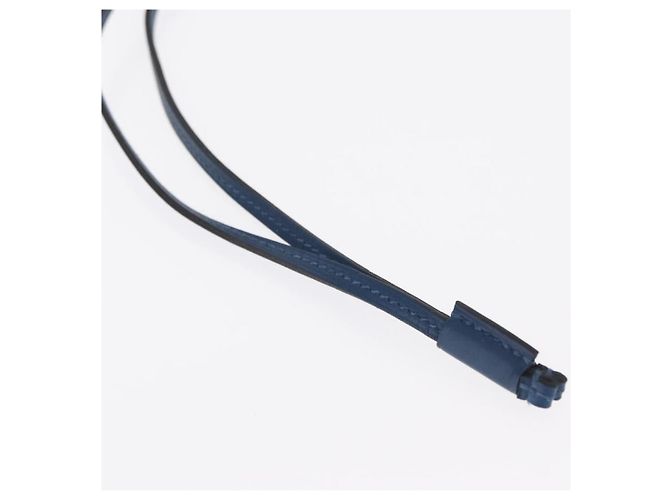 Hermès HERMES Okelley GM Necklace Leather Navy - vista 10