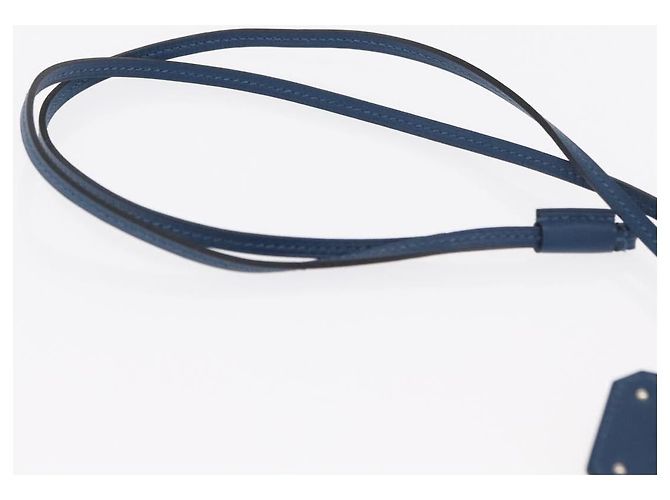 Hermès HERMES Okelley GM Necklace Leather Navy - vista 9