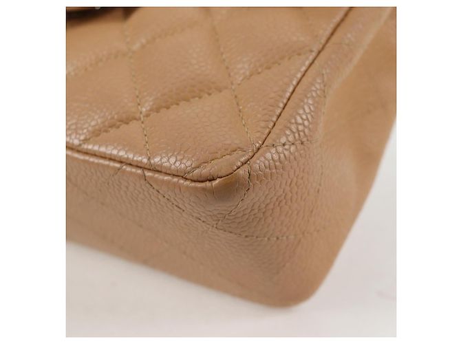 CHANEL Mini Matelasse 17 Chain Shoulder Bag Caviar Skin Beige CC - vista 15