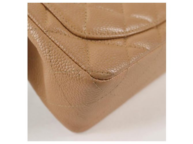 CHANEL Mini Matelasse 17 Chain Shoulder Bag Caviar Skin Beige CC - vista 16