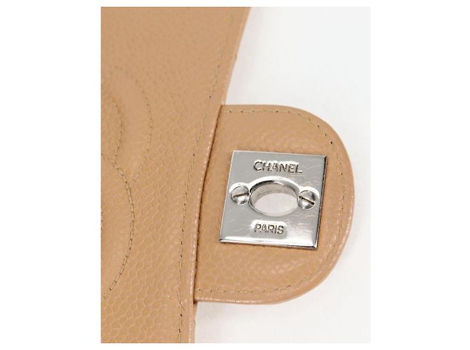 CHANEL Mini Matelasse 17 Chain Shoulder Bag Caviar Skin Beige CC - vista 19