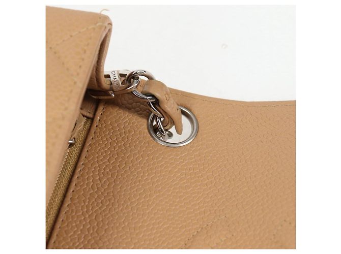 CHANEL Mini Matelasse 17 Chain Shoulder Bag Caviar Skin Beige CC - vista 20